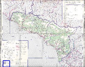 Administrativa mapa de Abecasia