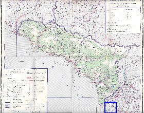 Administratives carte de Abkhazie