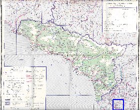 Administrativa mapa de Abecasia