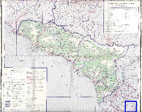 Administrativa mapa de Abecasia