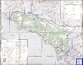 Administrativa mapa de Abecasia