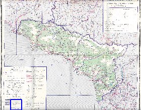 Administrativa mapa de Abecasia