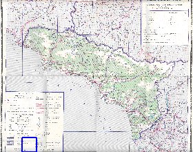 Administrativa mapa de Abecasia