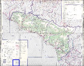 Administrativa mapa de Abecasia