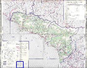 Administrativa mapa de Abecasia