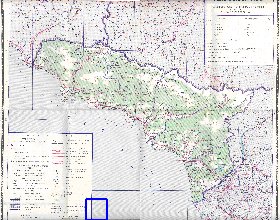 Administrativa mapa de Abecasia