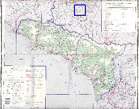 Administrativa mapa de Abecasia