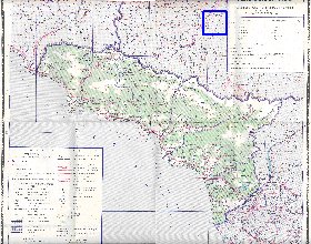 Administrativa mapa de Abecasia