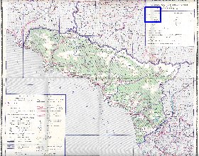 Administrativa mapa de Abecasia