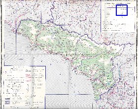 Administrativa mapa de Abecasia