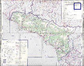 Administrativa mapa de Abecasia