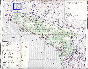 Administrativa mapa de Abecasia