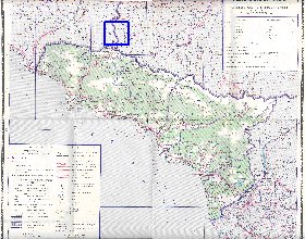 Administrativa mapa de Abecasia