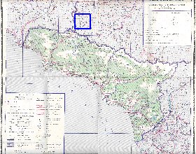 Administratives carte de Abkhazie