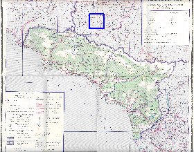 Administrativa mapa de Abecasia