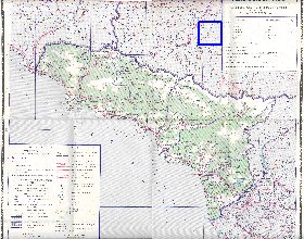 Administrativa mapa de Abecasia