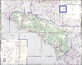 Administrativa mapa de Abecasia