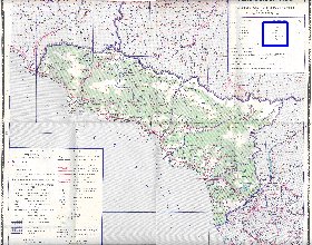 Administrativa mapa de Abecasia