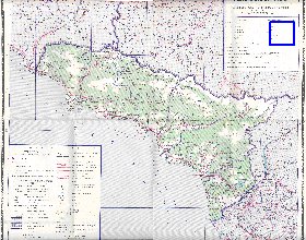 Administrativa mapa de Abecasia