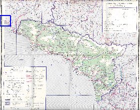 Administrativa mapa de Abecasia