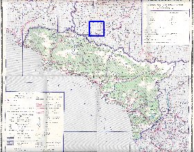 Administrativa mapa de Abecasia