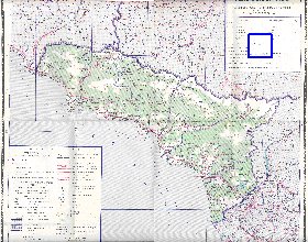 Administrativa mapa de Abecasia