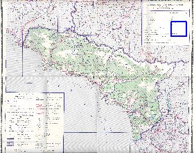 Administrativa mapa de Abecasia