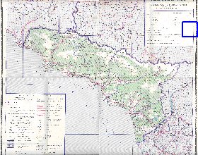 Administrativa mapa de Abecasia