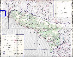 Administratives carte de Abkhazie