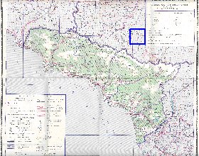 Administrativa mapa de Abecasia