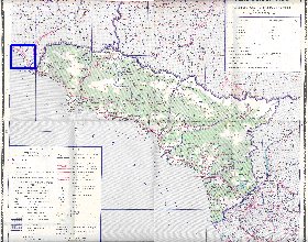 Administrativa mapa de Abecasia