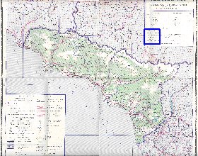 Administrativa mapa de Abecasia