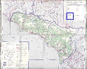 Administrativa mapa de Abecasia