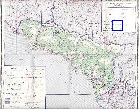 Administrativa mapa de Abecasia