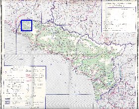 Administrativa mapa de Abecasia