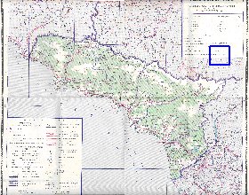 Administratives carte de Abkhazie