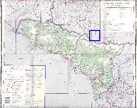 Administrativa mapa de Abecasia