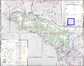 Administrativa mapa de Abecasia