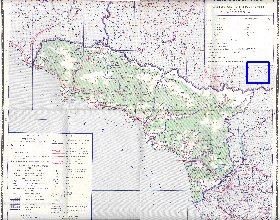 Administratives carte de Abkhazie