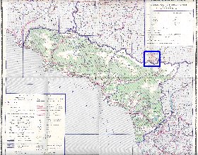 Administrativa mapa de Abecasia