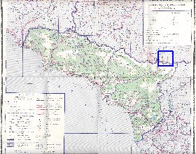 Administrativa mapa de Abecasia