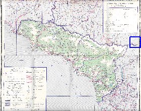 Administratives carte de Abkhazie