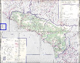 Administratives carte de Abkhazie