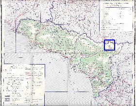 Administrativa mapa de Abecasia