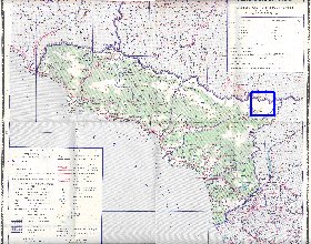 Administrativa mapa de Abecasia