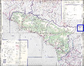 Administratives carte de Abkhazie