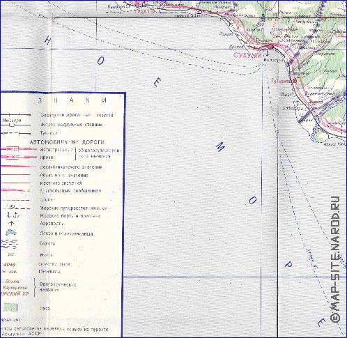 Administrativa mapa de Abecasia