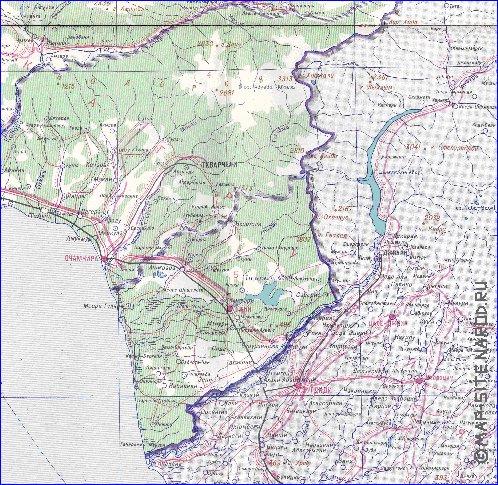 Administrativa mapa de Abecasia