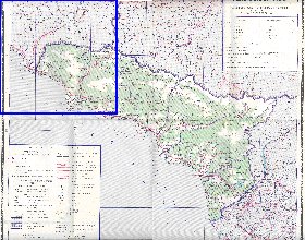 Administrativa mapa de Abecasia