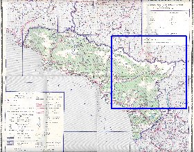 Administrativa mapa de Abecasia